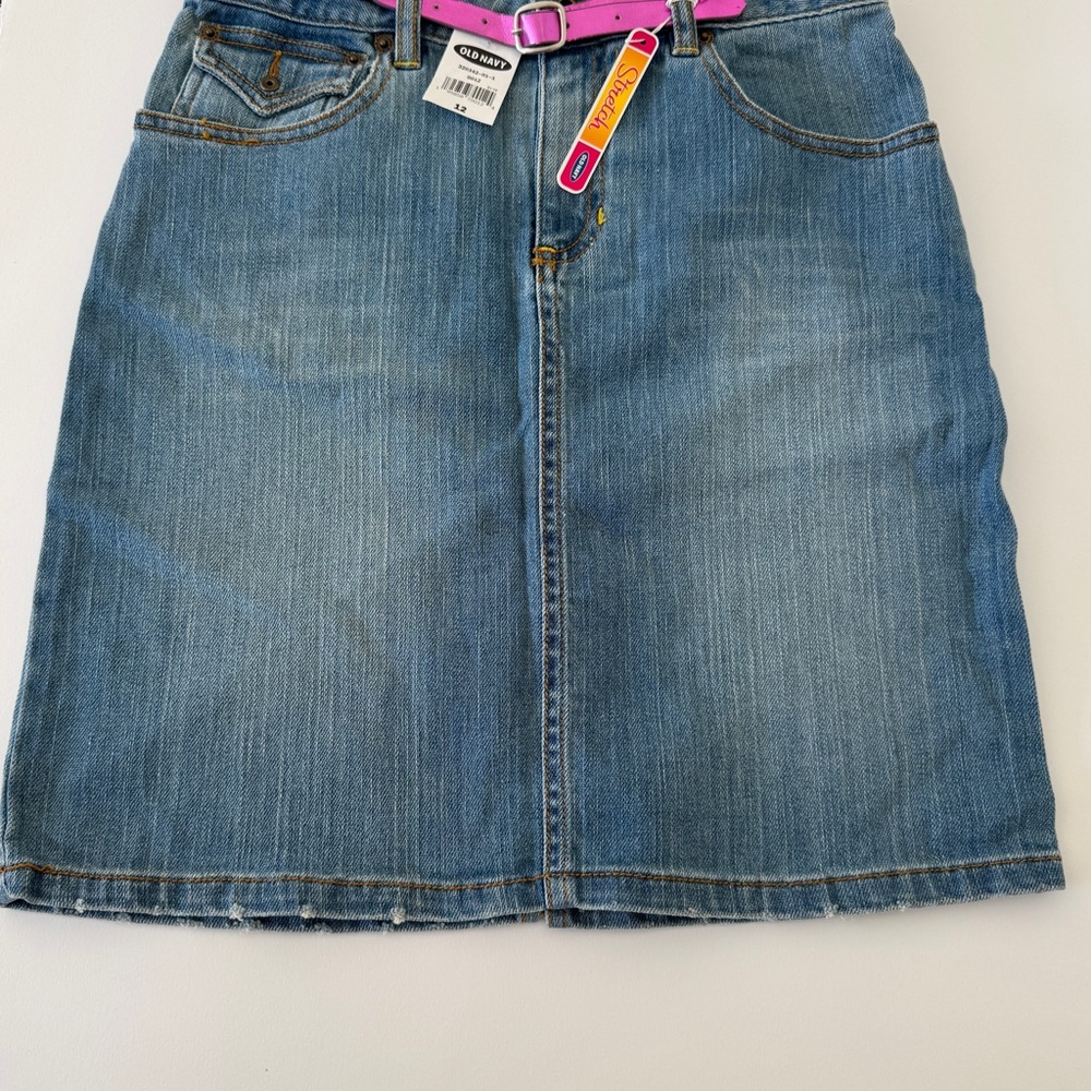 Old Navy Blue Denim Skirt